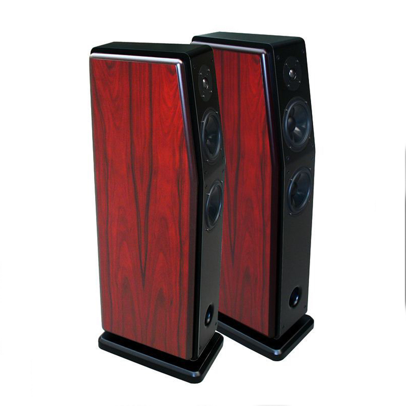 Vofull 2.0 Bookshelf Speakers - 4" Bass + 2" Silk Tweeter, 40W RMS