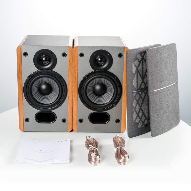 Optical Input Connectivity Vofull 2.0 Portable Home Theatre System Audio Bookshelf Speaker for Computer Phone Bookshelf